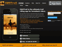 Tablet Screenshot of equitrailapp.com